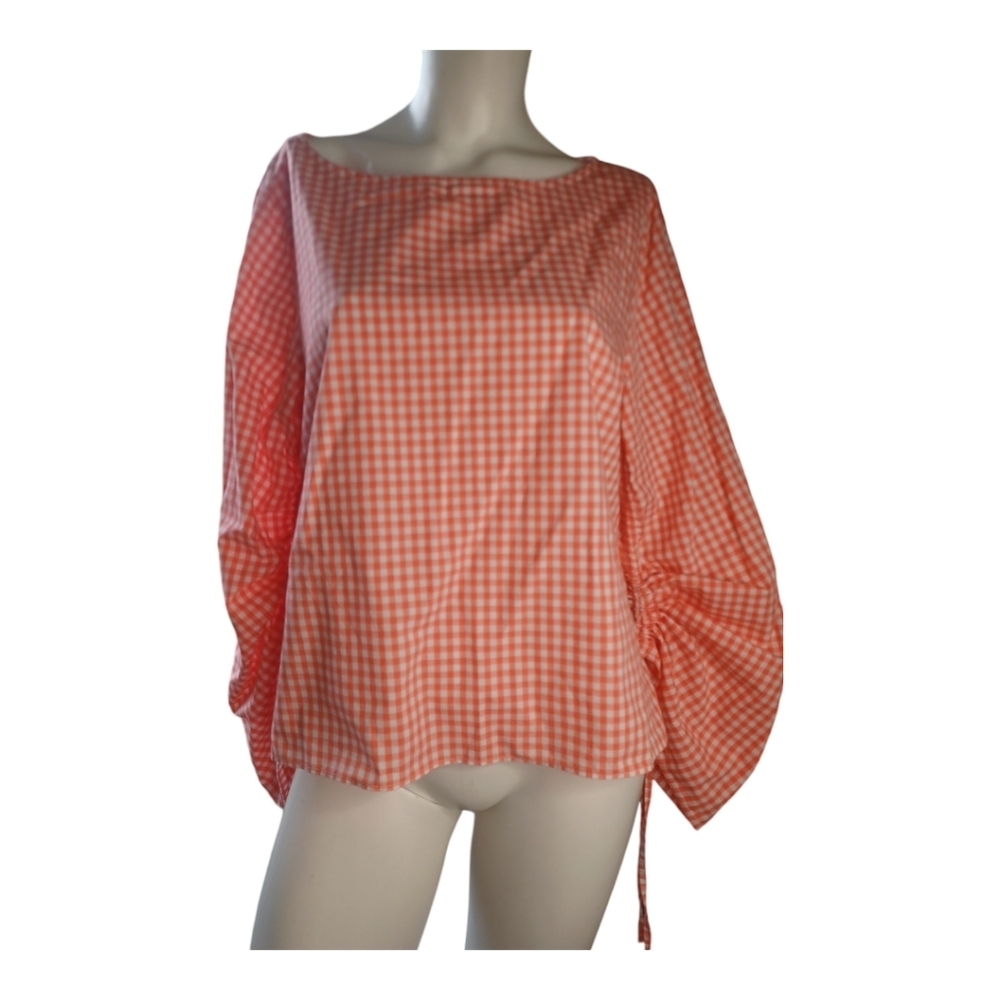 Gap cotton gingham top L
